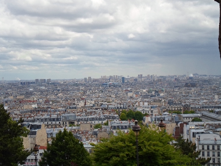 Utsikt ver Paris frn Sacr Coeur