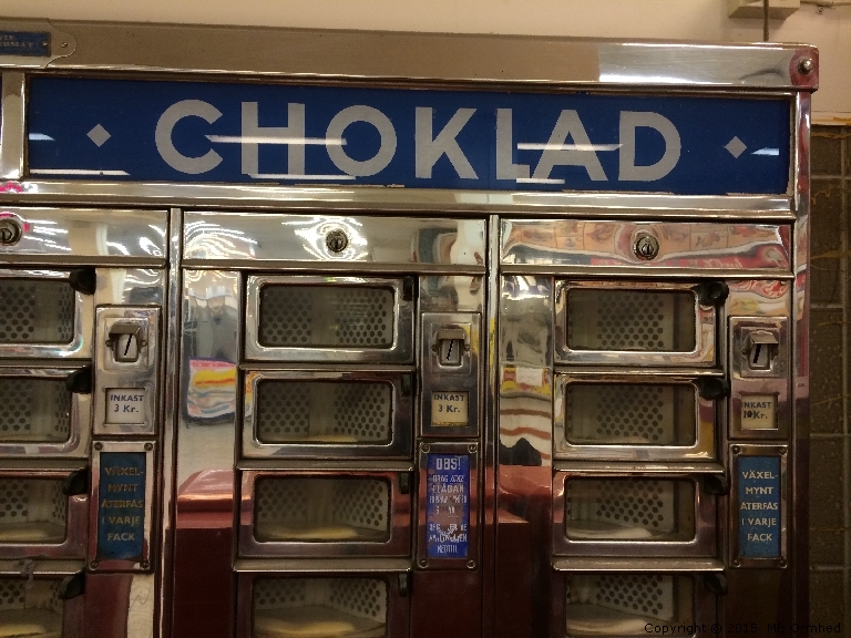 En gammal varuautomat