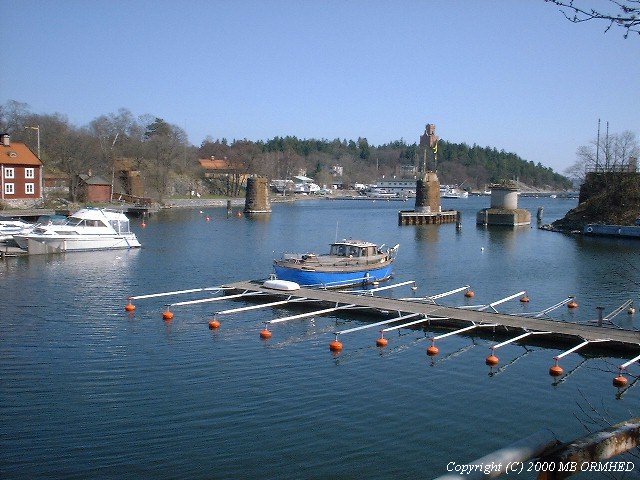 Roslagsbanans gamla bro vid Bergshamra