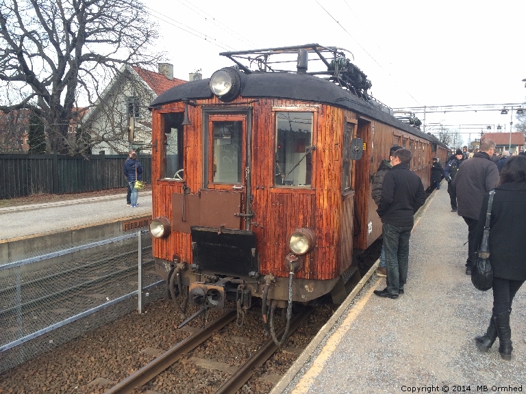 Ett ldre Roslagsbanetg