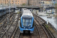 Tunnelbanetg mellan Gamla stan och Slussen.
Bilden tagen: 2012-05-05
Publicerad: 2012-05-13