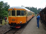 Rlsbuss p Uppsala-Lnna jrnvg, vid Marielund.
Bilden tagen: 2006-07-23