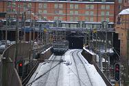 Pendeltg vid centralbron i Stockholm.
Den sista vagnen har nummer 3025.
Bilden tagen: 2007-01-28
Publicerad: 2007-02-19